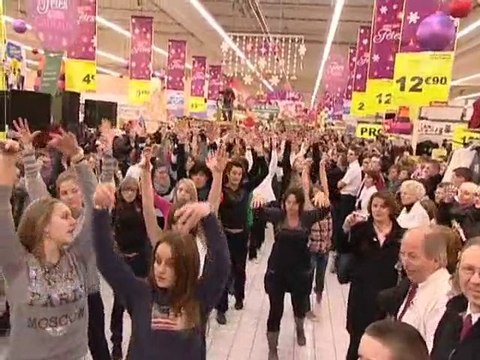 Calaisis TV: Premier Flash Mob Calaisien a Auchan