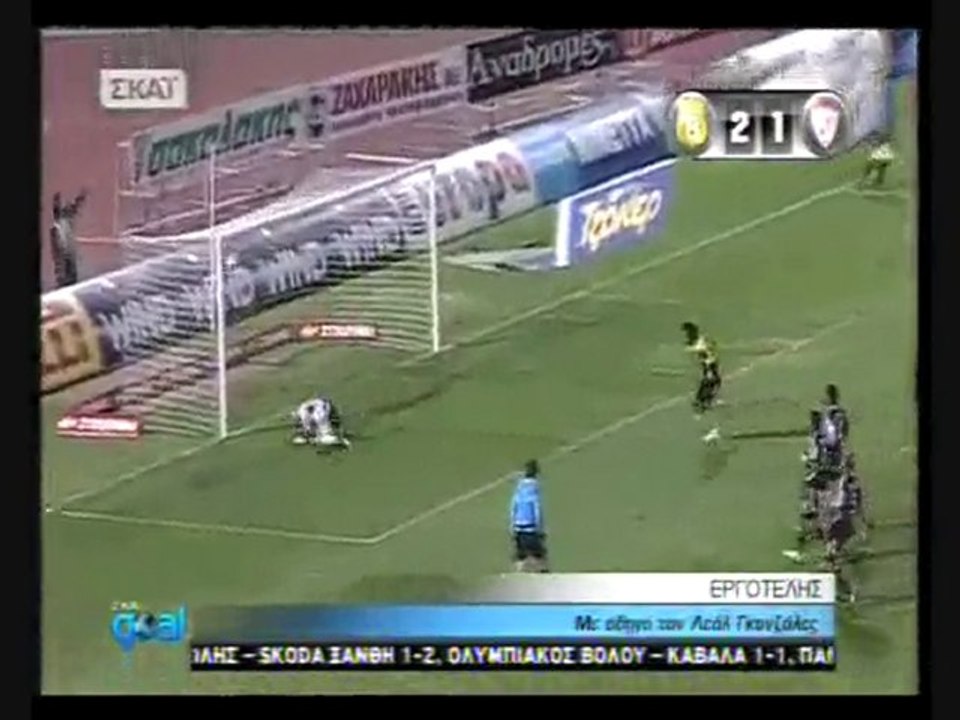 12η Εργοτέλης-ΑΕΛ 2-1 2010-11 Σκάι γκολ