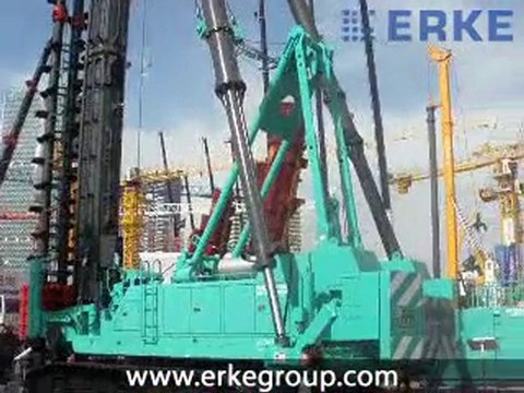 ERKE Dış Ticaret SEMW Diesel Hammer Stand - Bauma China 2010