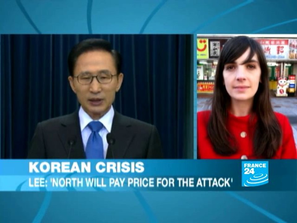 KOREAS: President warns Pyongyang will pay the price