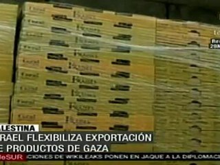 Israel flexibilizó exportaciones de Gaza