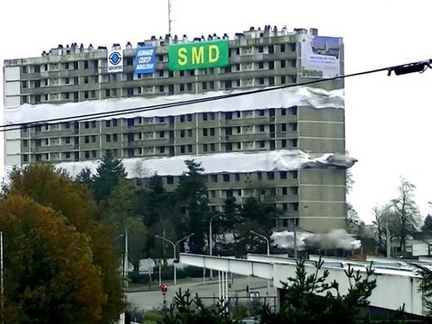 Destruction des tours Gauguin Limoges (HD) + ralenti