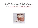 Top 10 Christmas Gifts For a Woman in 2010