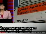 Irán mantendrá programa nuclear pese a atentados y ataque