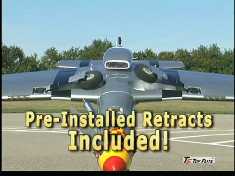 Top Flite P-51D Mustang 60 ARF w/Retracts