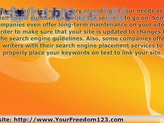 Discover the Advantages of Search Engine Placement Services