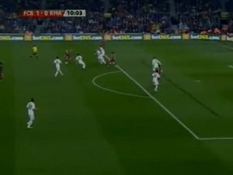 El Clasico Goal Xavi 1 0 FC Barcelona vs Real Madrid