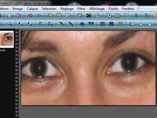 Correction des yeux rouge