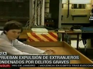 Suiza aprueba expulsar a inmigrantes