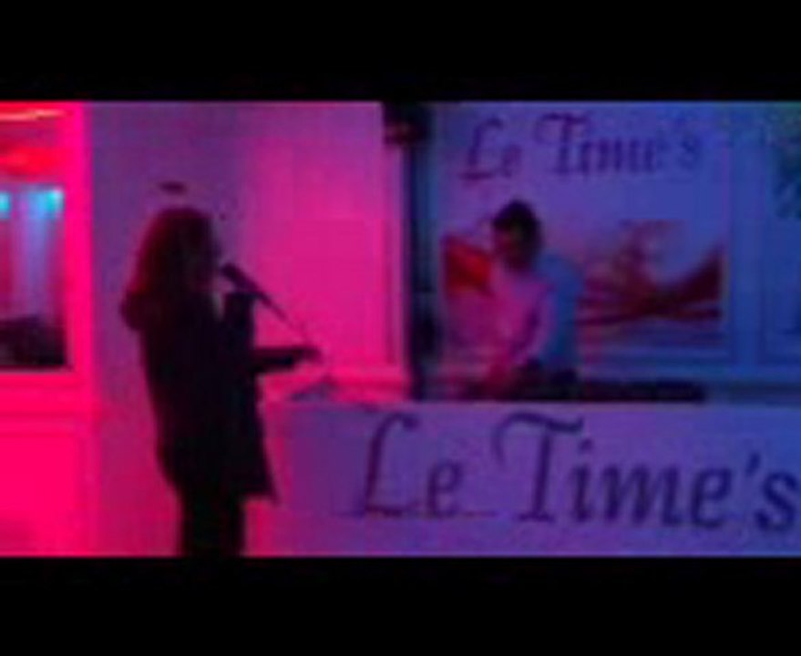 en concert avec ma nouvelle chanteuse
