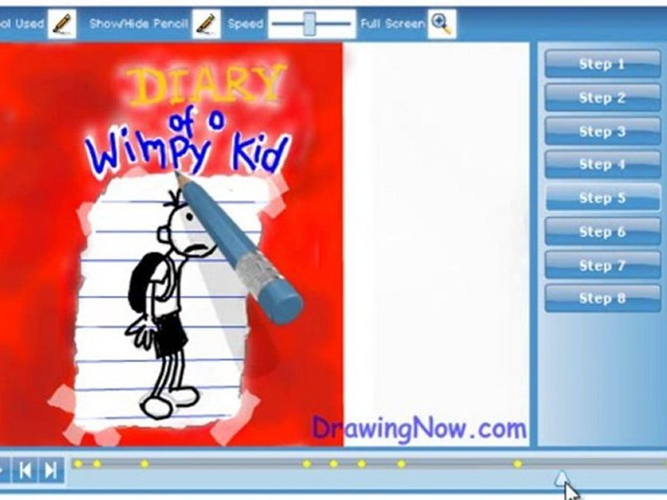How to draw Diary of a Wimpy Kid