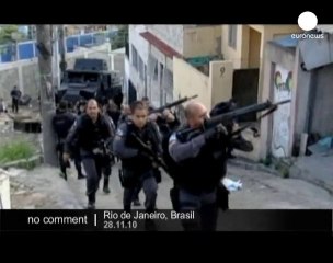 Riot police take over another favela in Rio... - no comment