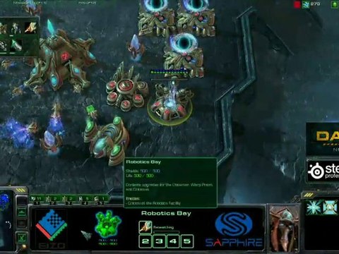 Match Starcraft II : Adel (P) vs TOP (T) (1ère carte)