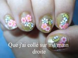 Nail art abeille cane fimo vernis