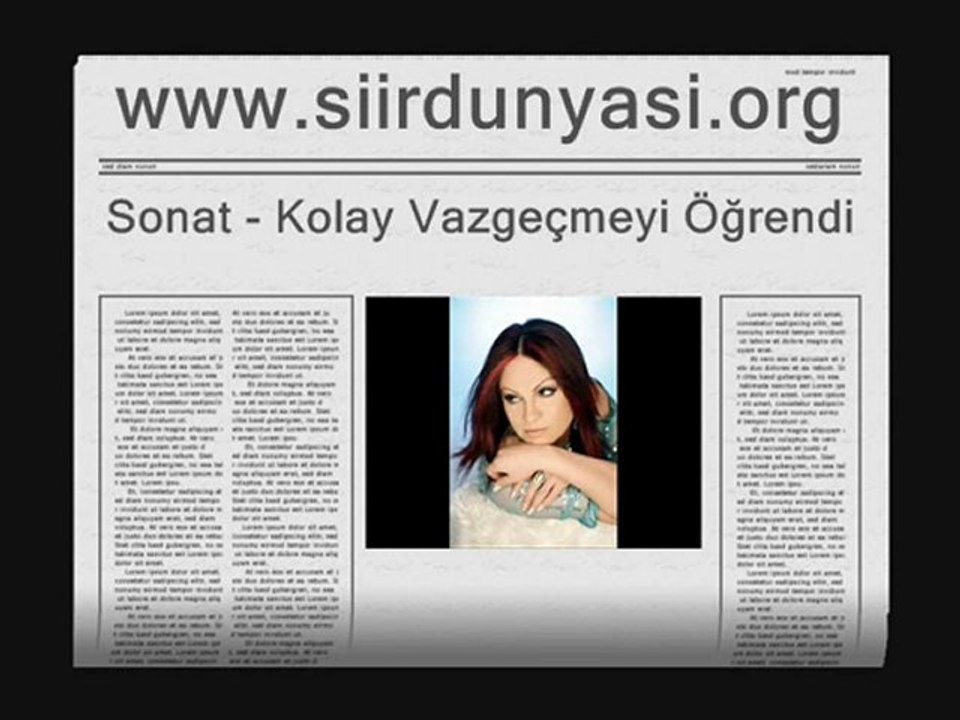 Sonat Kolay Vazgeçmeyi Öğrendim Artık