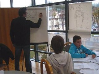 Atelier de la BD au 3ème salon  "La Ferté sous Polar