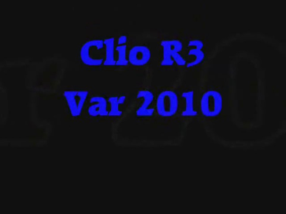 Rallye du Var 2010 Clio R3