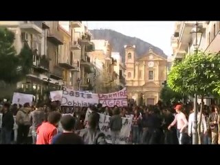 Manifestazione studenti bagheresi