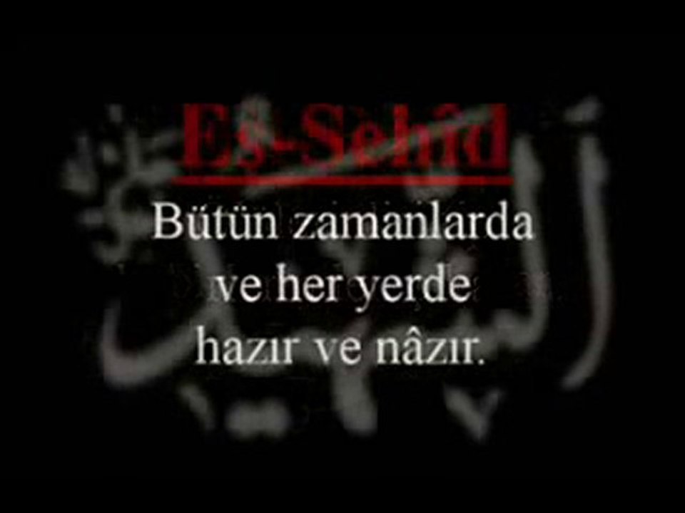 Çağrı Müziği Eşliğinde Esma'ül Hüsna