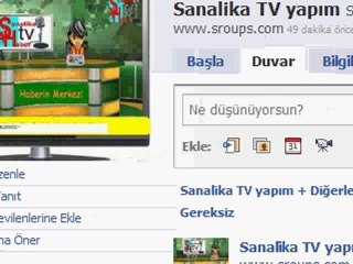 Sanalika TV Yapım face sayfası