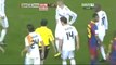 Sergio Ramos takes out Messi, and pushes around some others