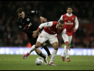 Arsenal 2-0 Wigan Athletic Bendtner scored