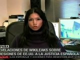 Reacciones en España sobre revelaciones de Wikileaks