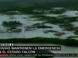 Lluvias mantienen la emergencia en el estado Falcón