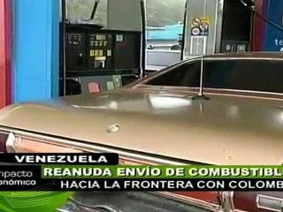 Venezuela reanuda envío de combustible a Colombia