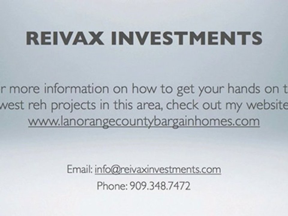 Find rehab projects in Baldwin Park California