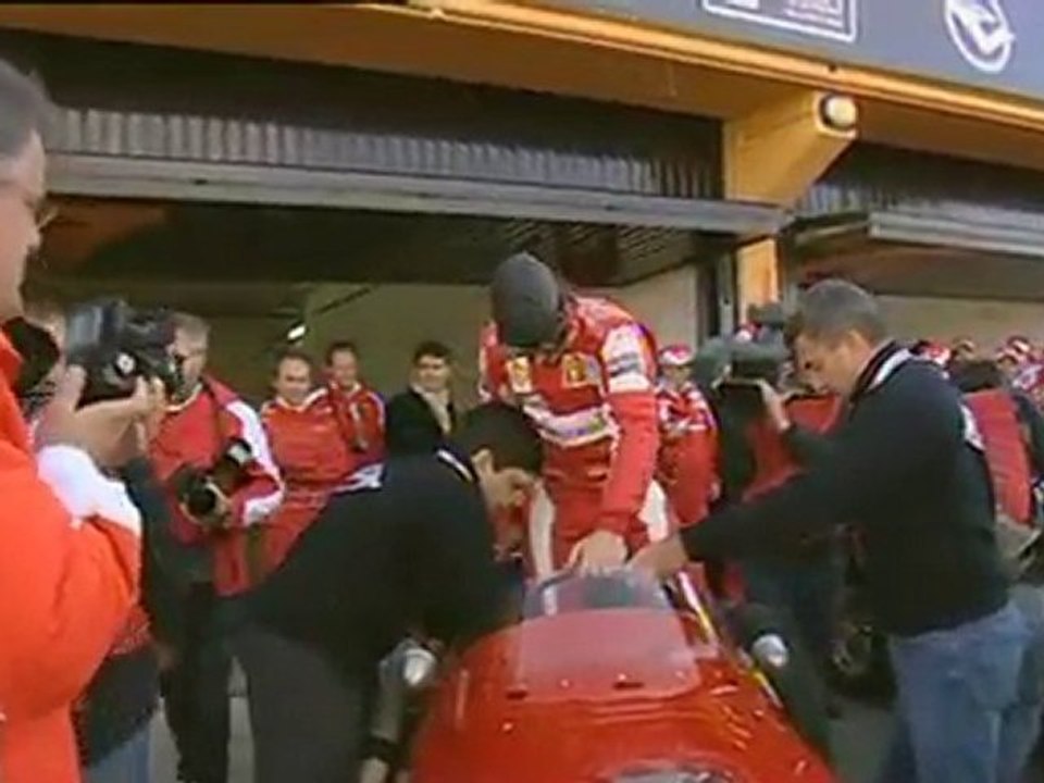 [www.f1talks.pl] Alonso and Massa in historic Ferraris