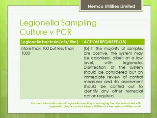 Legionella Sampling - Culture v PCR