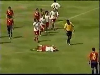 Un arbitre pète les plombs