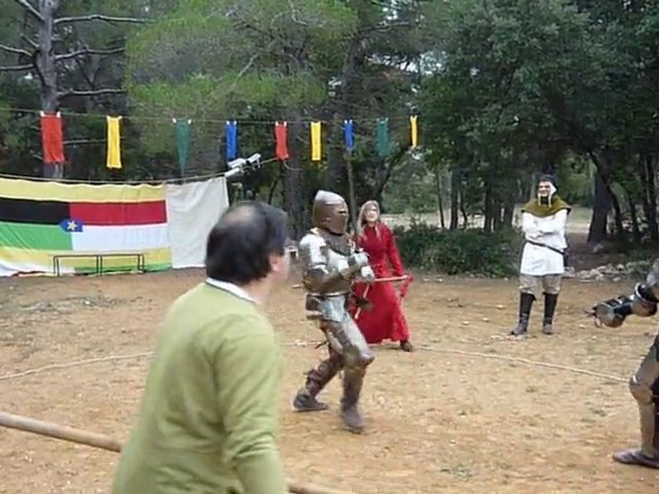 Tournoi combat en armure Couteron 2010