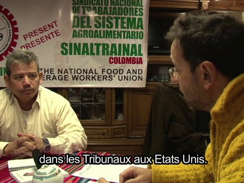 Colombie — syndicalistes de Sinaltrainal en danger