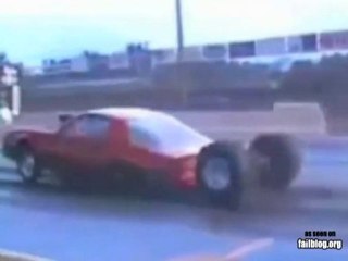 Pronti, via! E rimane senza ruote