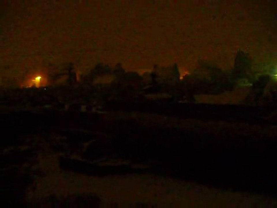 1er decembre sous la neige à Santec