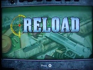 First Level - Test - Reload : Target Down - Wii