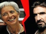 Lagarde vs Cantona - 1° Décembre 2010 - RTL/AFP