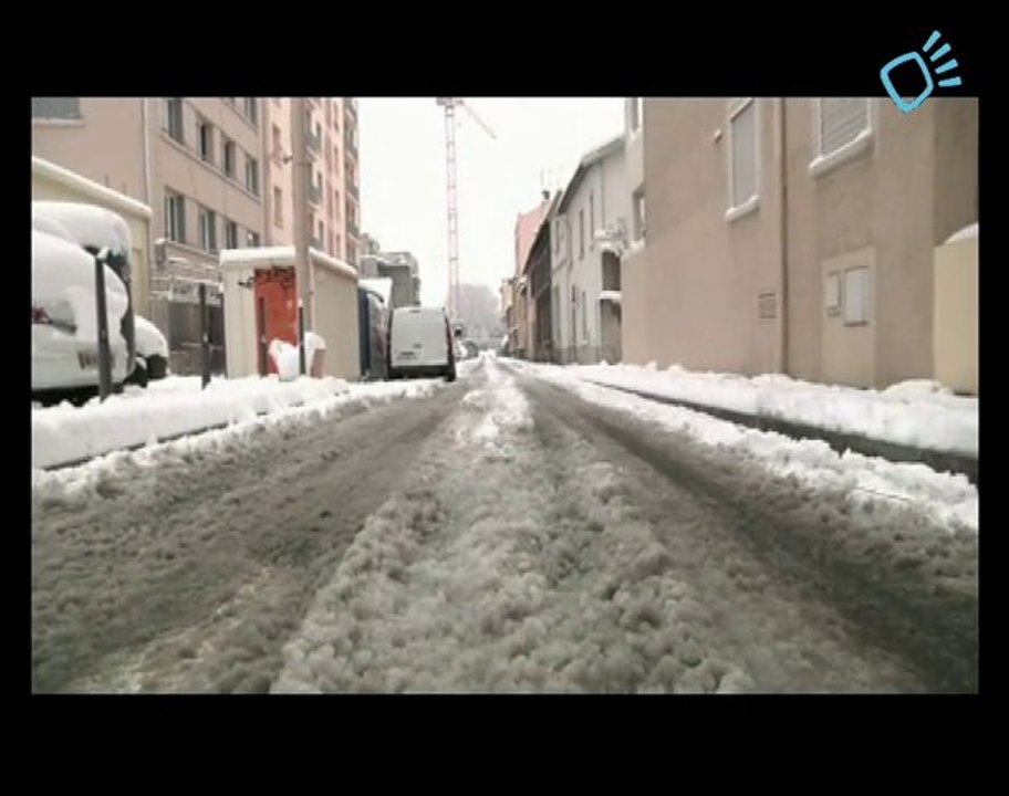 Neige à Lyon, le 1er décembre 2010