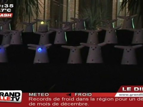 Un opéra de lapins Nabaztag à EuraTechnologies (Lille)