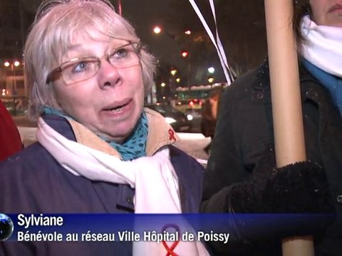 Journée mondiale contre le sida: manifestation à Paris