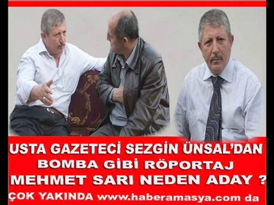 TÜRKİYE - MUSTAFA YILDIZDOĞAN SÖYLÜYOR-www.haberamasya.com