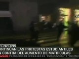 Estudiantes londineses protestan contra subida de matrículas