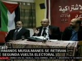 Partido de Hermanos Musulmanes retira candidaturas en Egipto