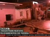 Más derrumbes en Caracas, por las lluvias