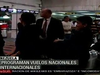 Reprograman vuelos en Aeropuerto Internacional de Maiquetía, Venezuela
