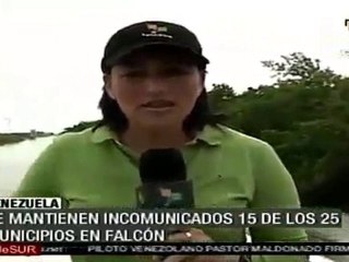Venezuela: 15 municipios incomunicados en Falcón