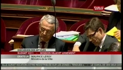 SEANCE,Projet de loi de finance 2011 - Ville et logement