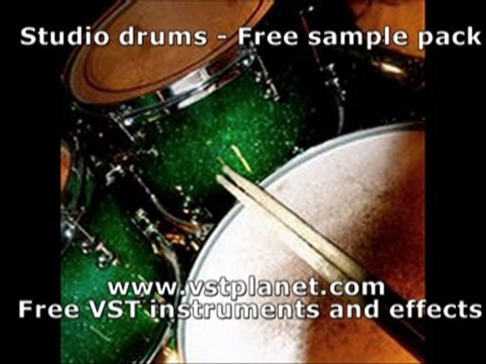 Studio drums - Free sample pack